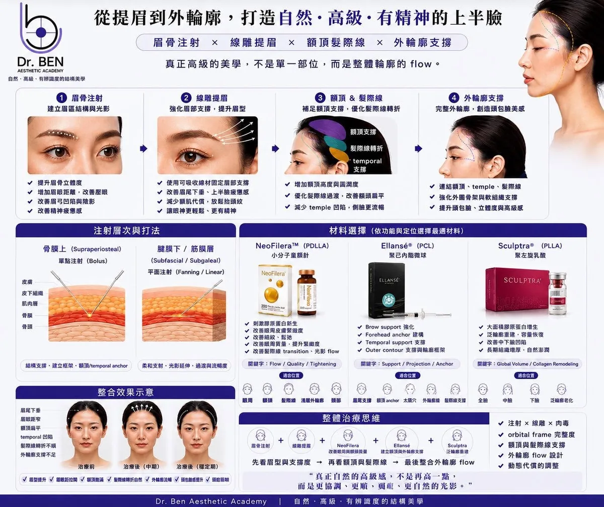從提眉到外輪廓：真正高級感是整體輪廓的 flow