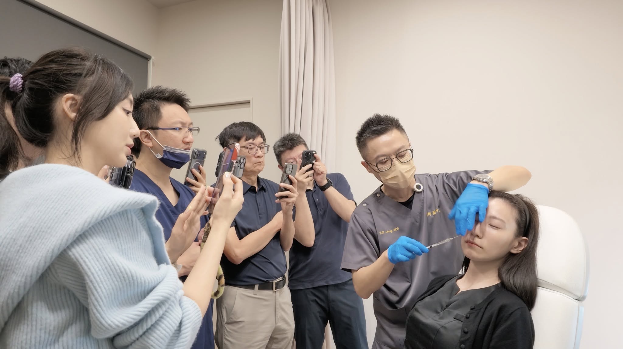 Dr. Ben Aesthetic Academy hands-on masterclass 中臉鈍針實作教學