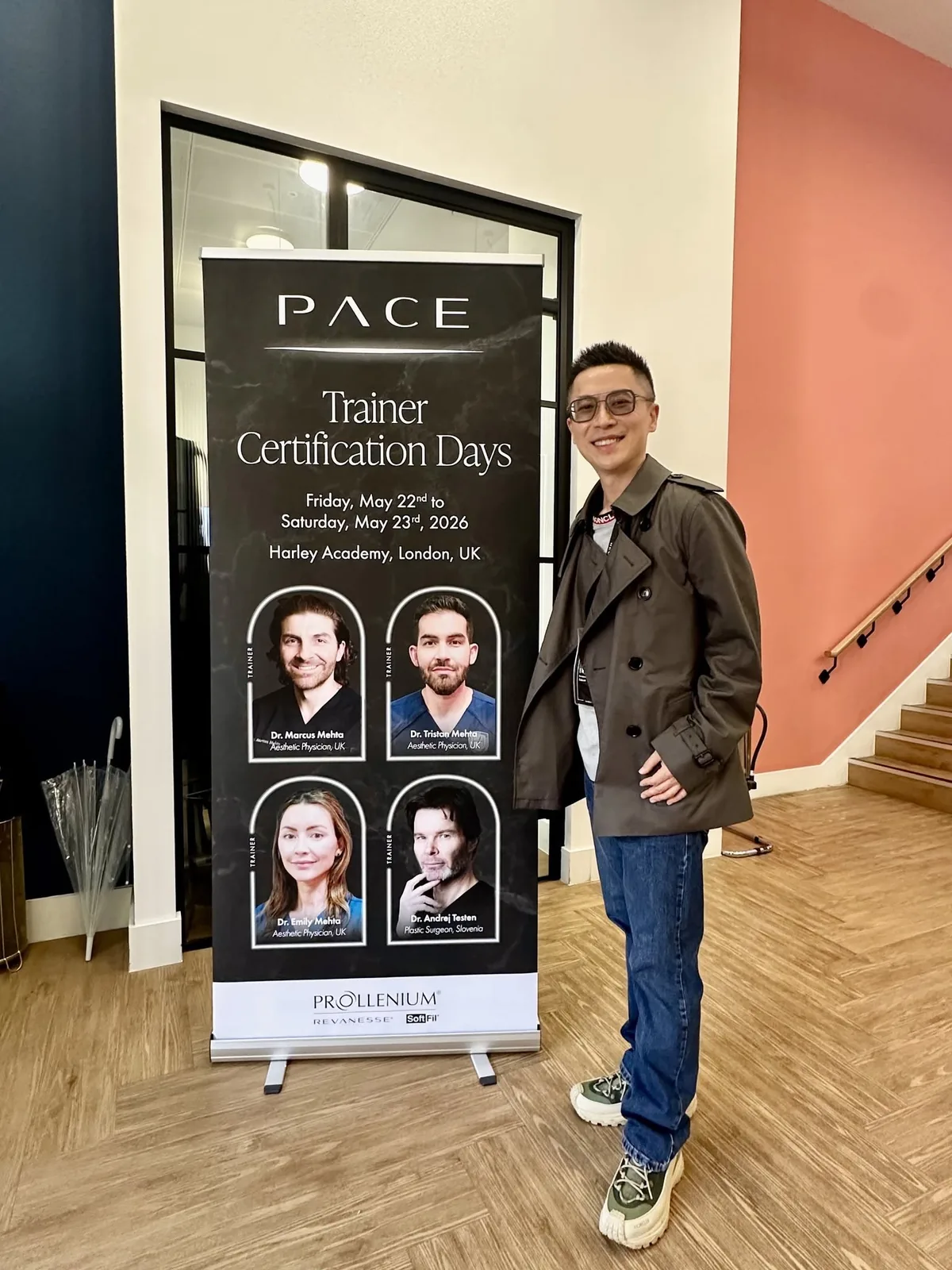 梁仲斌醫師於 PACE Trainer Certification Days 現場
