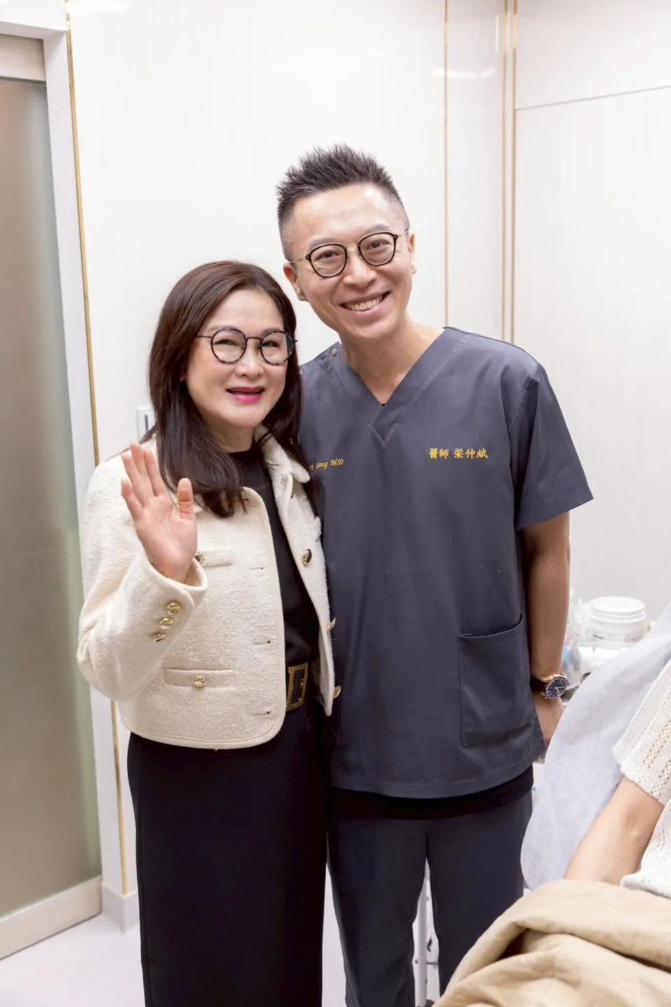 Dr. Ben 與 Dr. Lam Bee Lan 合影